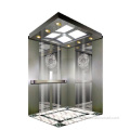 stainless steel small home office elevator cabin design